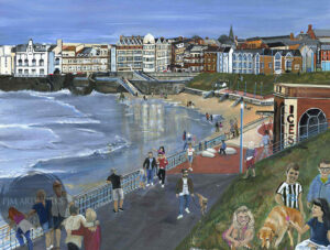 Wonderful Whitley Bay – acrylic on canvas
